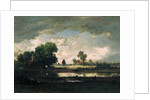 The Pool with a Stormy Sky, c.1865-7 by Pierre Etienne Theodore Rousseau