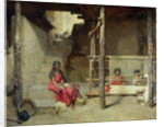 Weavers at Bou-Saada by Gustave Guillaumet