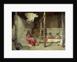 Weavers at Bou-Saada by Gustave Guillaumet