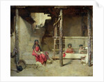 Weavers at Bou-Saada by Gustave Guillaumet