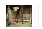 Weavers at Bou-Saada by Gustave Guillaumet