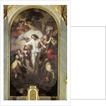 Christ Resurrected between St. Teresa of Avila and St. John of the Cross by Michel des Gobelins Corneille