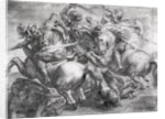 The Battle of Anghiari, after Leonardo da Vinci, 17th century by Peter Paul Rubens