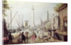 The Ancient Port of Antwerp by Sebastien (attr. to) Vrancx