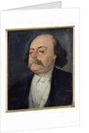 Portrait of Gustave Flaubert 1868-81 by Eugene Giraud