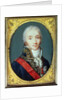 Miniature of Joseph Fouche Duke of Otranto by Jean Baptiste Sambat