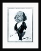 Caricature of Gustave Flaubert, 1867 by Eugene Giraud