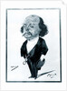 Caricature of Gustave Flaubert, 1867 by Eugene Giraud