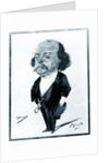 Caricature of Gustave Flaubert, 1867 by Eugene Giraud