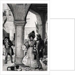 Emma Bovary walking with a companion from 'Madame Bovary' by Gustave Flaubert by Alfred Paul Marie (after) Richemont