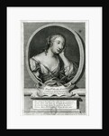 Medallion portrait of Madame de La Fayette, French novelist by Etienne Jehandier Desrochers