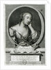 Medallion portrait of Madame de La Fayette, French novelist by Etienne Jehandier Desrochers