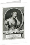 Medallion portrait of Madame de La Fayette, French novelist by Etienne Jehandier Desrochers