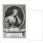 Medallion portrait of Madame de La Fayette, French novelist by Etienne Jehandier Desrochers
