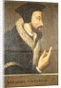 Portrait of John Calvin French theologian and reformer by Swiss School