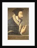 Portrait of John Calvin French theologian and reformer by Swiss School