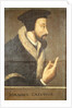 Portrait of John Calvin French theologian and reformer by Swiss School