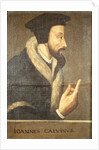 Portrait of John Calvin French theologian and reformer by Swiss School