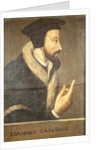 Portrait of John Calvin French theologian and reformer by Swiss School