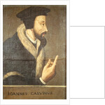 Portrait of John Calvin French theologian and reformer by Swiss School