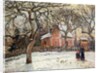 Chestnut Trees at Louveciennes, c.1871-2 by Camille Pissarro