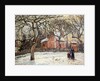 Chestnut Trees at Louveciennes, c.1871-2 by Camille Pissarro