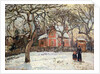 Chestnut Trees at Louveciennes, c.1871-2 by Camille Pissarro