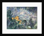 Montagne Sainte-Victoire and the Black Chateau, 1904-06 by Paul Cezanne