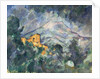 Montagne Sainte-Victoire and the Black Chateau, 1904-06 by Paul Cezanne
