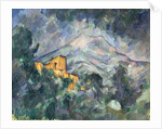 Montagne Sainte-Victoire and the Black Chateau, 1904-06 by Paul Cezanne