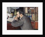 Portrait of Henri Cordier, teacher at the School of Oriental Languages, 1883 by Gustave Caillebotte