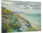 Cliffs by the sea at Trouville by Gustave Caillebotte