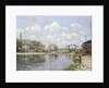 The Canal Saint-Martin, Paris, 1872 by Alfred Sisley