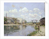 The Canal Saint-Martin, Paris, 1872 by Alfred Sisley