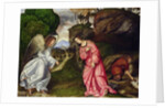Hagar and the Angel by Girolamo da Treviso II