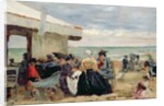 A Beach Scene by Eugene Louis Boudin