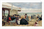 A Beach Scene by Eugene Louis Boudin