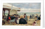 A Beach Scene by Eugene Louis Boudin