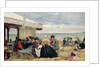A Beach Scene by Eugene Louis Boudin