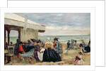 A Beach Scene by Eugene Louis Boudin