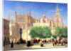 The Cathedral of Sevilla, 19th century by Achille Zo