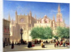The Cathedral of Sevilla, 19th century by Achille Zo