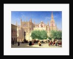 The Cathedral of Sevilla, 19th century by Achille Zo