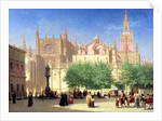 The Cathedral of Sevilla, 19th century by Achille Zo