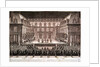 Performance of the opera 'Alceste', performed in the Marble Courtyard at the Chateau de Versailles by French School