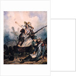 A Barricade in 1830, 1834 by P. Manguin