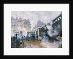 The Pont de l'Europe, Gare Saint-Lazare, 1877 by Claude Monet