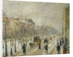 The Boulevards under Snow, 1879 by Camille Pissarro