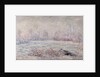 Frost near Vetheuil, 1880 by Claude Monet