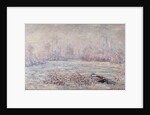 Frost near Vetheuil, 1880 by Claude Monet